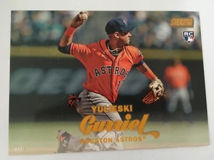 2017 Topps Stadium Club Jumbo 5x7 Yuleski Gurriel Astros RC 235 #’d 02/10 Gold - Picture 1 of 1