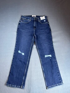 Wrangler Women's High-Rise Rodeo Straight Leg Crop Jean Salt Spray 6/28 NWT - Picture 1 of 12