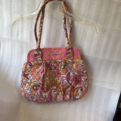 Bolso de Hombro Longaberger Sisters Mujer Truly Maddy Rosa Paisley Bolso Magnético M Foto 1 de 4