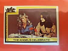 1977 TOPPS CHARLIE'S ANGELS CARD #62 - THE ANGELS CELEBRATE FARRAH FAWCETT