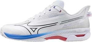 MIZUNO Tennis Shoes WAVE EXCEED 5 OC White Navy Blue 61GB2312 US9(27cm) - Picture 1 of 5