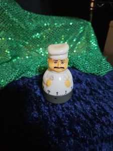 Vintage Look Chef Shaped Stove Top Kitchen Oven Mechanical Timer WORKS@Ñ2 - Picture 1 of 9