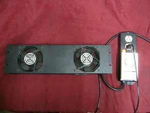Lowell LTC-1 Automatic RACK MOUNT FAN Cooling System audio amps servers IT - Picture 1 of 10