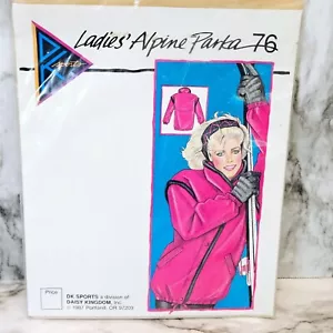 Ladies' Alpine Parka 76 Pattern DK Sports Daisy Kingdom 1987 Uncut Vintage - Picture 1 of 12