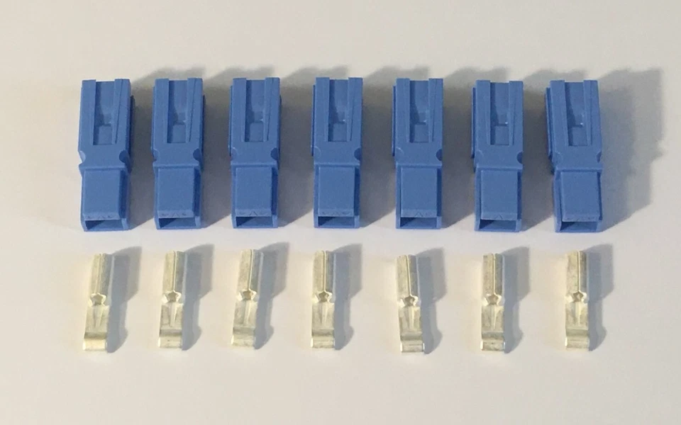 ANDERSON POWER PRODUCTS X7 30 Amp Anderson Powerpole Connectors Power Pole, BLUE