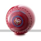 Drakes Pride Professional bowls - Maroon / Red, Gripped, Size 1, Heavy (UK)