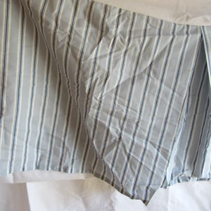 Falda de cama Lauren Ralph Lauren Brookdale Queen con volantes antipolvo usada a rayas azules - Imagen 1 de 5