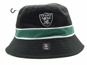 NFL Las Vegas Raiders Men's New Era Reversible Bucket Black Green Hat Size S/M - Picture 1 of 10