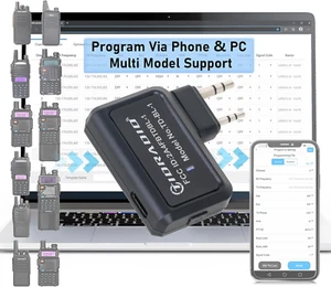 Adaptador Programador Inalámbrico Radioaficionado APP y Programa PC para Baofeng UV-5R y M - Imagen 1 de 12