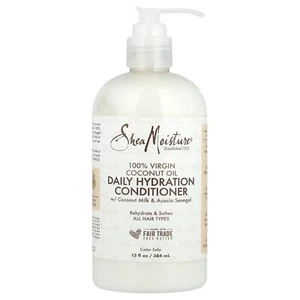 100% Virgin Coconut Oil, Daily Hydration Conditioner, All Hair Types, 13 fl oz - Picture 1 of 2