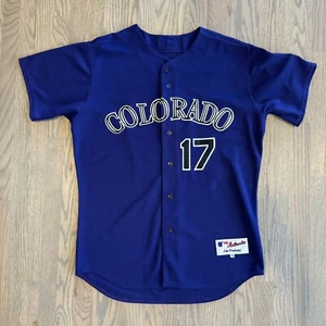 Colorado Rockies Todd Helton Authentic Majestic Jersey Size 48 XL - Picture 1 of 8