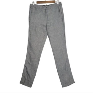 Pacsun kariert Slim Fit Hose Hose dunkel Academy Punk weiß schwarz Gr. 30 - Bild 1 von 7