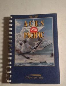 Aces of the Pacific Dynamix 1992 PC Game Manual Only. Paperback Book with Spiral - Picture 1 of 11
