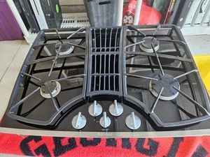Jenn Air JGD8430ADS 30" Gas Downdraft Cooktop Glass Ceramic Burners Nice Cleaned - Picture 1 of 18