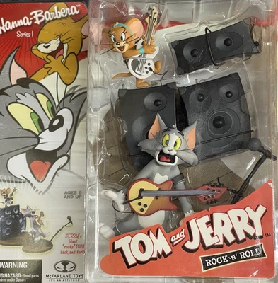 Tom & Jerry 2006 Rock & Roll Juego de sistema de altavoces de guitarra McFarlane Foto 1 de 4