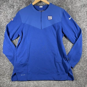 Maglia Nike New York Giants uomo grande 1/4 zip sul campo manica lunga squadra emessa - Foto 1 di 9