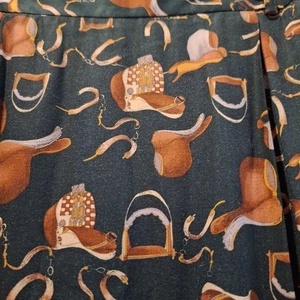 Gonna avvolgente equitazione vintage made in USA anni 90 taglia 6-8 lunghezza maxi old money - Foto 1 di 8