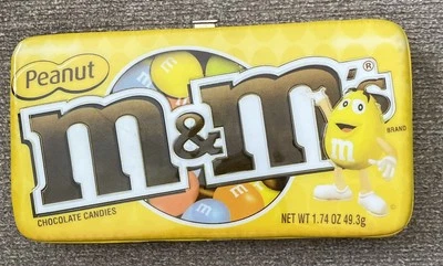 Винтажный 2000 арахис M & M застежки бумажник сумочки конфеты подарок коллекционер M & M любителей - Изображение 1 из 4
