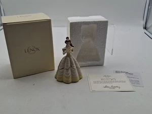 "LENOX Disney HERMOSA BELLE escultura La Bella y la Bestia 4,75"" con certificado de autenticidad" - Imagen 1 de 5