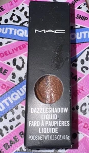 MAC NIB Dazzleshadow Liquid Eyeshadow Stars Beam Time Rayon Sunshine Sparkle - Picture 1 of 6