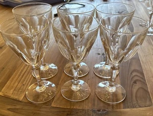 Cristal D'arques Durand Crystal WASHINGTON 6 Wine Glasses EXCELLENT COND - Picture 1 of 2