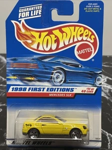 Hot Wheels 1998 First Editions 11 Mercedes SLK Car 18530 646 5DOT New - Picture 1 of 3