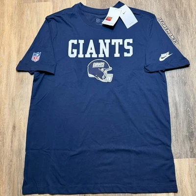 Camiseta Nike autêntica New York Giants alternativa azul marinho desempenho lateral - Imagem 1 de 4