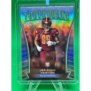 2024 Topps cromo Youthquake refractor radiocontrol Jer'Zhan Newton Washington Commanders - Imagen 1 de 2