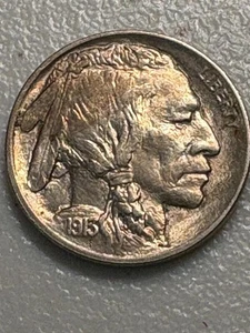 1913-P Buffalo Nickel Type 1 Full Strike Nice Uncirculated SKU# 37697 - Picture 1 of 2