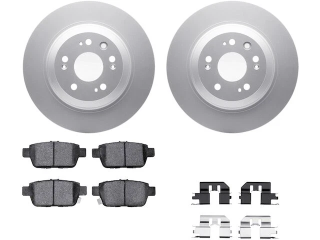Kit de pastillas de freno trasero y rotor para Acura TL 2009-2014 2010 2011 2012 2013 TV265SP Foto 1 de 1