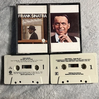 Frank Sinatra 2 Cassette Lot One More For The Road Greatest Hits Vol 1 - Image 1 of 4
