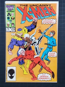 Uncanny X-men #215 1st Crimson Commando. Silver Sabre, Stonewall - Picture 1 of 14