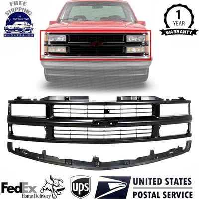 Grille Grill Front for Chevy Suburban Chevrolet C2500 Truck K2500 C3500 K3500 Foto 1 de 4