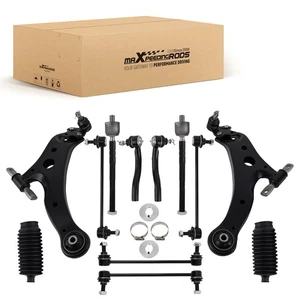 14 Pcs Suspension Front Lower Control Arm Tie Rods for Toyota Camry 2007 - 2011 - Picture 1 of 17