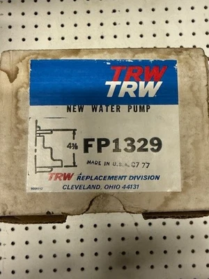 NOS 1964 - 66 雪佛兰 230 Eng; 1964 - 65 庞蒂亚克 Tempest 215 Eng 6 Cyl 水泵 — 第 1/4 张图片