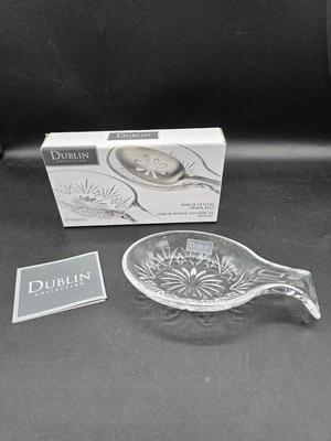 Reposacuchara de cristal colección DUBLÍN 6" pulgadas SHANNON por GODINGER caja original Foto 1 de 4