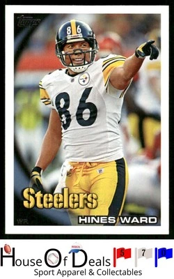2010 Topps #320 Hines Ward Pittsburgh Steelers Football card - Image 1 of 2
