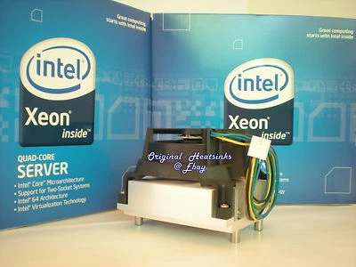 Xeon 5400 Processor Cooler Heatsink Fan Combo 1U + Active for Socket LGA771CPU's - Image 1 of 4
