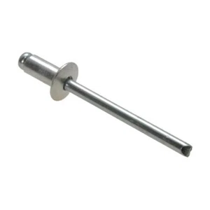 Qty 50 Dome Pop Rivet 8-4 (6.4 x 12.5L) 1/4" Grips 4.8-6.4mm Aluminium Steel - Picture 1 of 5