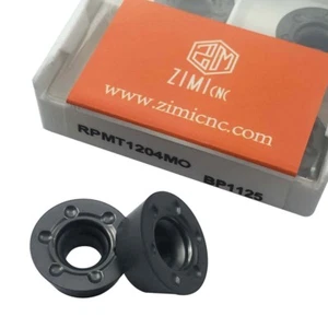 10 Stück RPMT1204MO BP1125 Hartmetall Wendeschneidplatte Drehmaschine Schneiden Klinge für Stahl - Bild 1 von 8