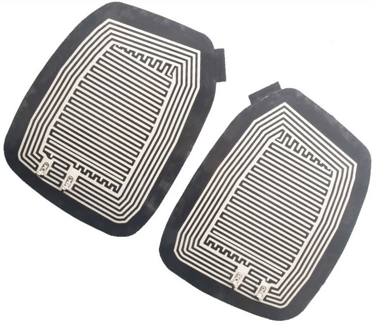 1 par de alfombrillas de almohadilla para calefacción de vidrio con espejo lateral para automóvil calentamiento rápido Foto 1 de 4