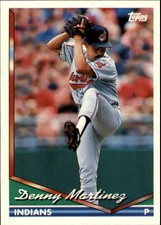 1994 Topps Traded Baseball Card #7T Dennis Martinez
