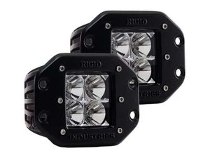 RIGID INDUSTRIES 212113 D-SERIES LED FLUSH MOUNT FLOOD LIGHT (PAIR) SHIPS FREE - Foto 1 di 2