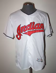 Majestic NWOT Cleveland Indians On Field Flex Baseball Jersey (Size 40) - Picture 1 of 5