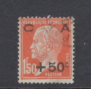 FRANCE   "1f50 Pasteur Issue with surcharge" SC#B26 CV$14+ (FR403)* - Picture 1 of 1