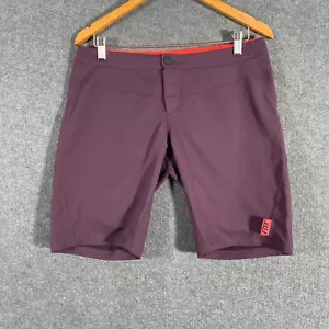 Fox Racing Shorts Womens M Red Bermuda Ripley Boardshorts Board Y2K 2000s Ladies - Picture 1 of 12