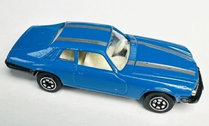 Yat-Ming Vintage 1970's 1:64 Diecast 1977 Jaguar XJS ~ Blue w/Silver Stripes Jag - Picture 1 of 5