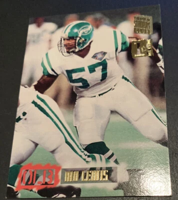 1995 Topps Stadium Club 1st First Day Issue Card #555 Mo Lewis NY Jets TSC - Image 1 of 2