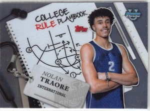 Libro de jugadas Bowman Chrome University Nolan Traore College Rule 2024-25 inserción CRP17 - Imagen 1 de 2
