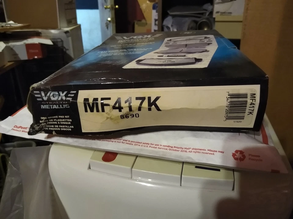 Kit de pastillas de freno delanteras VGX MF417K para Ford Thunderbird Mercury Cougar SC XR7 Foto 1 de 1